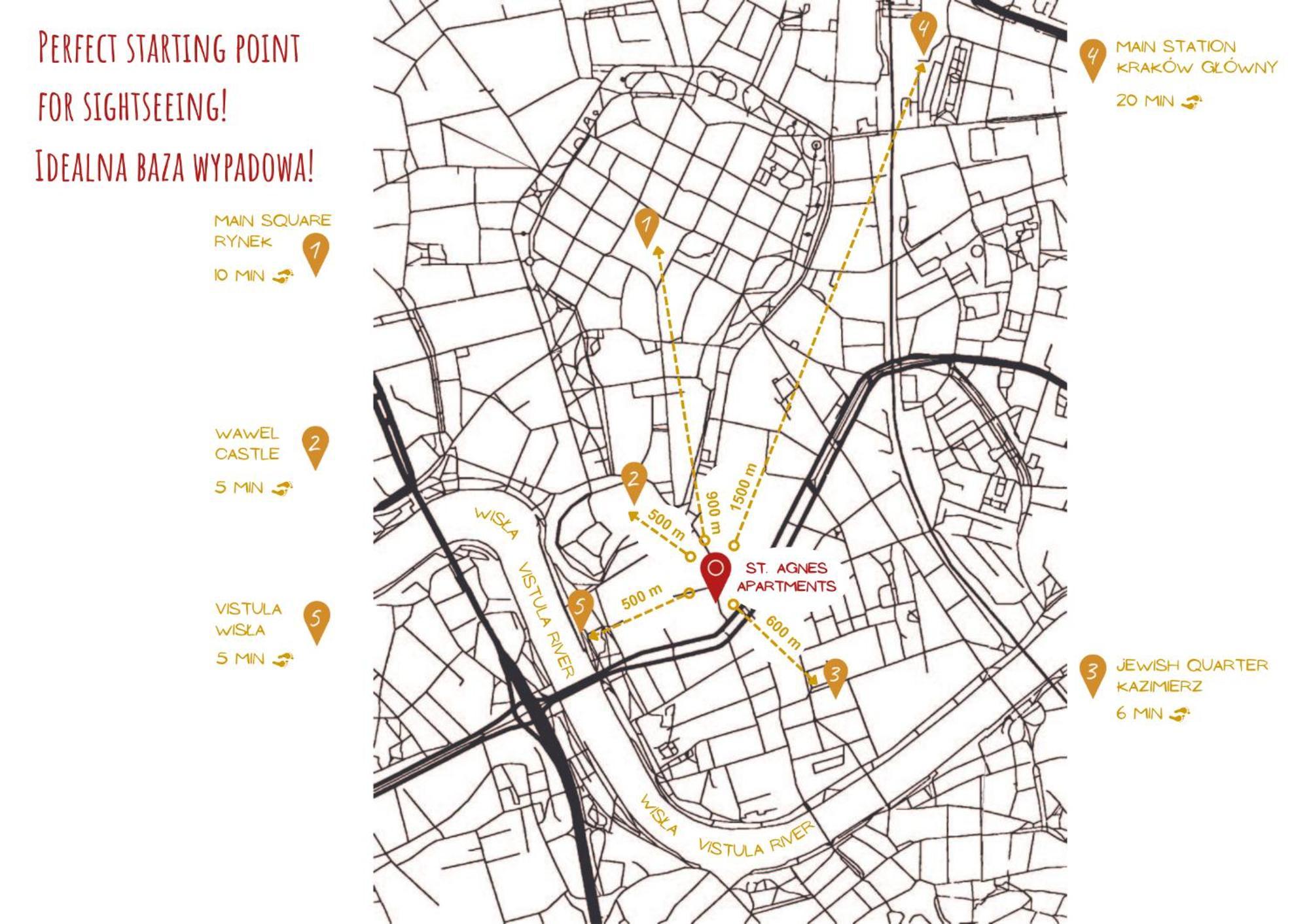 קרקוב St Agnes Apartments Old Town מראה חיצוני תמונה